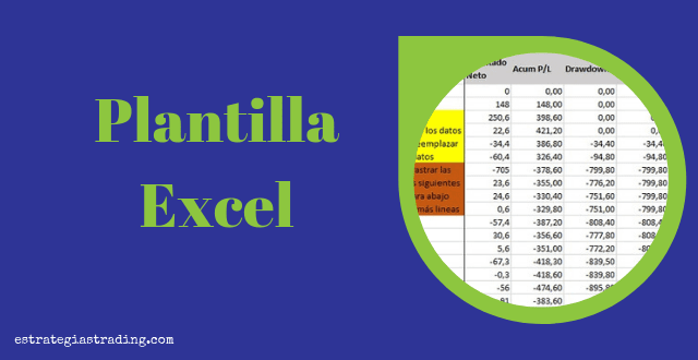 Plantilla para calcular estadísticas de trading en Excel